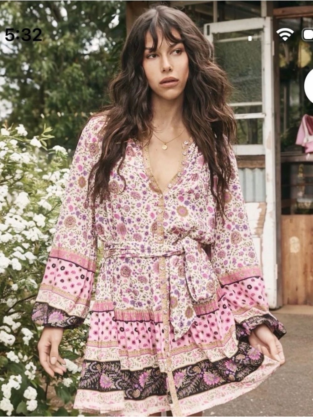 Spell & The Gypsy Lady Untamed Tunic Mini Dress Size XL